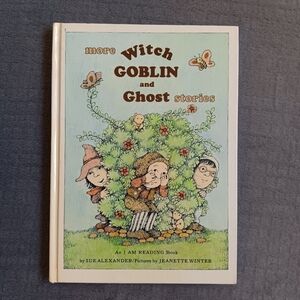 1978 More Witch Goblin & Ghost Stories Book Vintage 70s Kids Childrens Decor